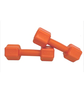 Ecgspor 1 Kg Turuncu Dambıl Seti 1 Kg x 2 Adet Toplam 2 Kg Ağırlık Seti