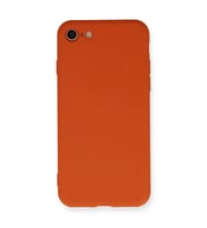 iPhone 7 Kılıf Nano İçi Kadife Silikon - Kırmızı