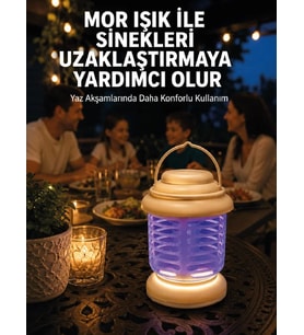 İç ve Dış Mekân Kullanımına Uygun Sinek Kovucu Lamba