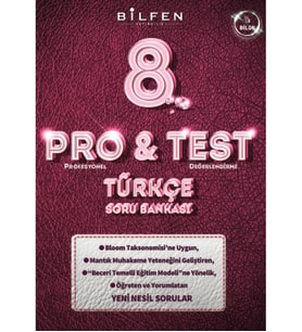 8. SINIF PRO&TEST TÜRKÇE SORU BANKASI