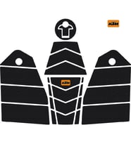 Grippatch KTM 125 RC (2024) Uyumlu 26 Parça Kaydırmaz 6D Karbon Tank Pad Seti - GC92