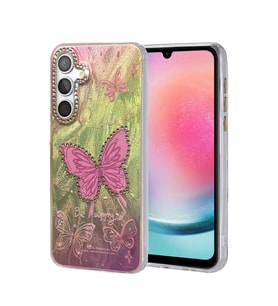 Samsung Galaxy A24 4g Kılıf Blade Aynalı Desenli Kapak - Desen 5