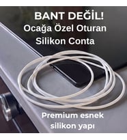 Ankastre Ocak- İndüksiyon ocak- Sızdırmaz Silikon Conta – Bant Değil, Çıkarılabilir & Yıkanabilir – 60-75 cm Ocak Uyumlu ankastre ocak kenar silikonu - İndüksiyon ocak kenar silikonu