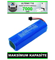 Robo-Mi Ultenic T10 Pro 7000mAh Robot Süpürge Bataryası - Gerçek Kapasite, Maksimum Güvenlik