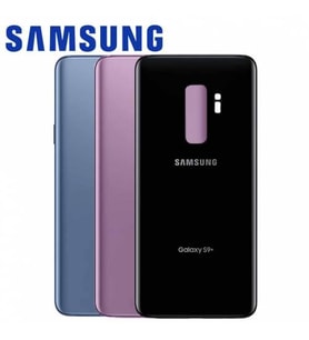 Samsung S9 Plus Arka Pil Batarya Kapak Cam G965 (Siyah)