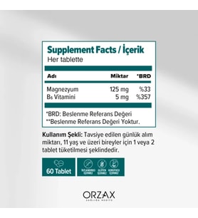 Ocean Magnezyum Complex 60 Tablet (Beyaz)