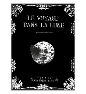 A Trip To The Moon (le Voyage Dans La Lune) — Tribute Tablo Ahşap Poster Dekoratif