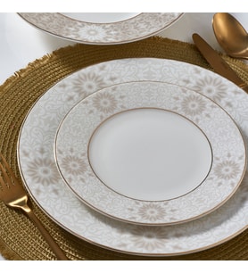 GÜRAL PORSELEN 85 Parça Yuvarlak Bone Yemek Takımı - 6132