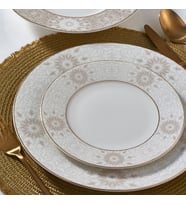 GÜRAL PORSELEN 85 Parça Yuvarlak Bone Yemek Takımı - 6132