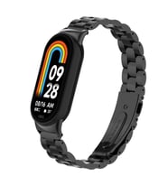 Microsonic Xiaomi Mi Band 9 Metal Stainless Steel Kordon Siyah