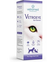 professional solutions Vetroeye Eye Cleanser Kedi ve Köpekler İçin Göz Yaşı Lekesi Temizleyici 50 ml