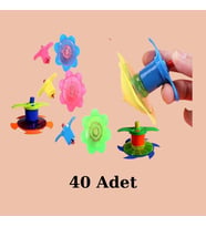 Kurmalı Topaç Çiçek Model (40 Adet)