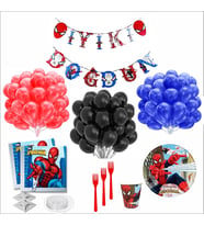 ÖRÜMCEK ADAM 16 KİŞİLİK DOĞUM GÜNÜ SETİ