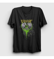 Presmono Unisex Siyah Skulls Bullet For My Valentine T-Shirt 23440tt