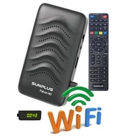 Sunplus Falcon Çanaklı-Çanaksız Wi-Fi Dahil Full HD Sınırsız Sinema Paketli Uydu Alıcısı