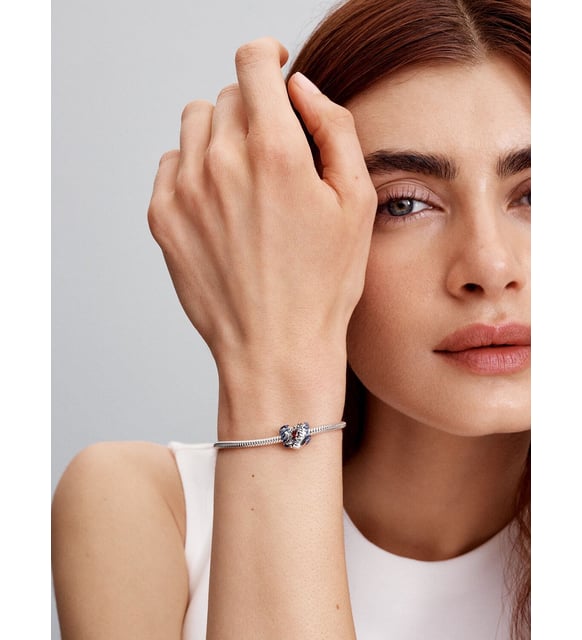 Pandora Stranger Things Karanlıkta Parlayan Kalp Charm 925 ayar gümüş
