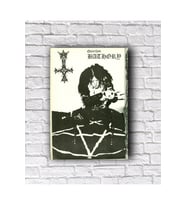 Bathory black Metal Poster Müzik Konsept Dekor Yazılı Tablo 3'lü set Tablo (19x28 cm)