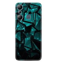 Infınix Hot 20i Kılıf Resimli Desenli Baskılı Silikon Green Prizmas 1348