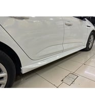 Renault Megane 4 HB Yan Marşpiyel Seti Mat Siyah Plastik 2 Adet