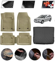 Ford Focus 2 Station Wagon Uyumlu Paspas Araca Özel Bagaj Havuzu MBS Bej