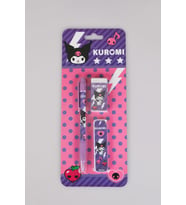 DEKOMUS İLE LİSANSLI KUROMI VERSATİL UÇLU KALEM , SİLGİ VE 0.7 MM UÇ SETİ