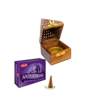 Konik Tütsü Yakma Kutusu Anti Stres Cones (Çok Renkli-Multı)