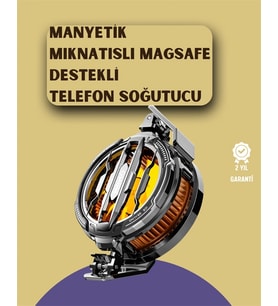 Oyunlar İçin Serinletici Telefon Fanı  Sessiz Çalışma  Geniş Kıskaçlı Tasarım