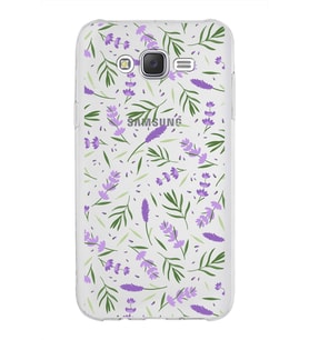 PrintiFy Samsung Galaxy J7 Core ile Uyumlu 1mm Slim Fit Water Color 3 Baskılı Şeffaf  Kılıf