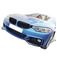 Bmw F36 4 Serisi Ön Tampon Flap Seti M Technic P Black 2014+ abs plastik