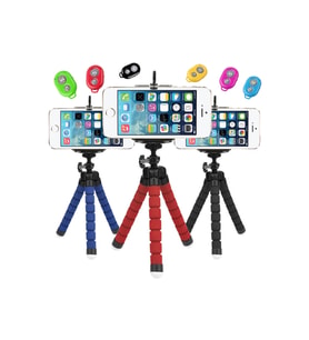 Mini Tripod Selfie Masa Üstü Stand ve Bluetooth Kumanda Seti