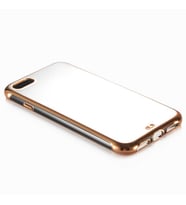 Apple iPhone 7 Kılıf Kamera Korumalı Kenarları Renkli Şeffaf Voit Silikon (Siyah)