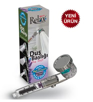 Relax Shower Multy Üç Fonksiyonlu, Açma-kapama Ayarlı Nano Filtreli Mineralli Tasarruflu Duş Başlığı
