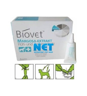 Biovet PİRE KENE DAMLASI BÜYÜK BOY KÖPEK 4 lü 4 pipet Skt:06/25