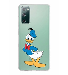 Samsung Galaxy S20 FE Kapak Donald Duck Tasarımlı Şeffaf Silikon Kılıf