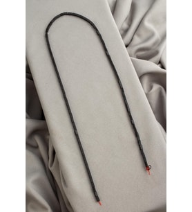 Hematit Doğal Taş Mat Siyah Dikdörtgen Kesim 2x4mm Dizi
