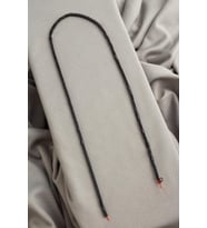 Hematit Doğal Taş Mat Siyah Dikdörtgen Kesim 2x4mm Dizi