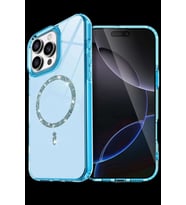 iPhone 16 Pro Max Live Diamond Magsafe Kapak - Mavi