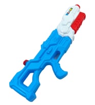 Oyuncak Su Tabancası Pompalı Su Tabancası Mega Büyük Boy 60cm. (Mavi)