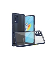 Oppo A54 4G Uyumlu Kılıf Zore Kaff Kapak (Lacivert)
