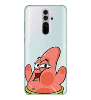 Redmi Note 8 Pro Uyumlu Patrick Star Desenli Şeffaf Telefon Kılıfı