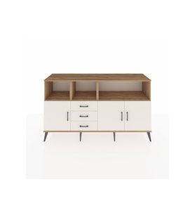 Kronos Konsol 5 Raflı 3 Çekmeceli 3 Kapaklı 176x59x99 Çam-Aytaşı