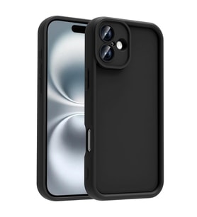 Apple iPhone 16 Kılıf Kamera Korumalı Kalın Kenarlı Viera Silikon Case
