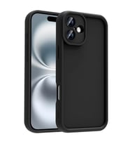 Apple iPhone 16 Kılıf Kamera Korumalı Kalın Kenarlı Viera Silikon Case