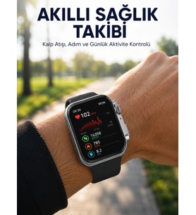 Rs12 Pro+ 2025 Serisi Uzun Şarj Süreli Garantili Full Ekranlı Özel Üretim Akıllı Saat – 2gb Hafıza,