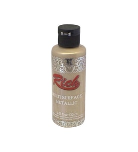 Rich Multi Surface Metalik Her Yüzey İçin Akrilik Boya 120 cc. 6518 ŞAMPANYA 
