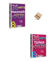 Yargı LGS 2027 8. Sınıf Matematik ve Türkçe Haftalık Ödev Föyleri + Telefon Standı
