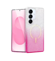 Samsung Galaxy S25 Pummel Shiny Magsafe Kapak - Pembe