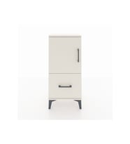 Arges Komodin 2 Raflı Tek Çekmeceli Tek Kapaklı 44x30x96 Aytaşı-Aytaşı