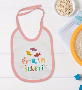 BK Kids Pembe Bebek Mama Önlüğü - Model 49