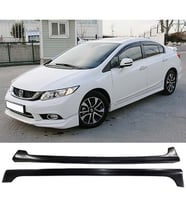 Honda Civic FB7 Modulo Yan Marşpiyel Seti Mat Siyah Plastik 2 Adet 2012 2013 2014 2015 2016